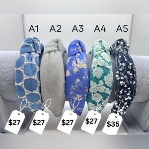 Lele Sadoughi, JCREW & Shashi headbands